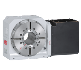 Dimensions of standard table bore and clamping kit